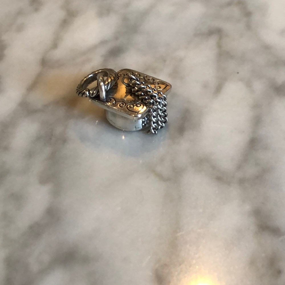 Brighton graduation cap charm